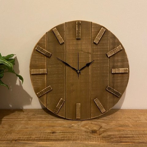 Rustic Wooden Clock