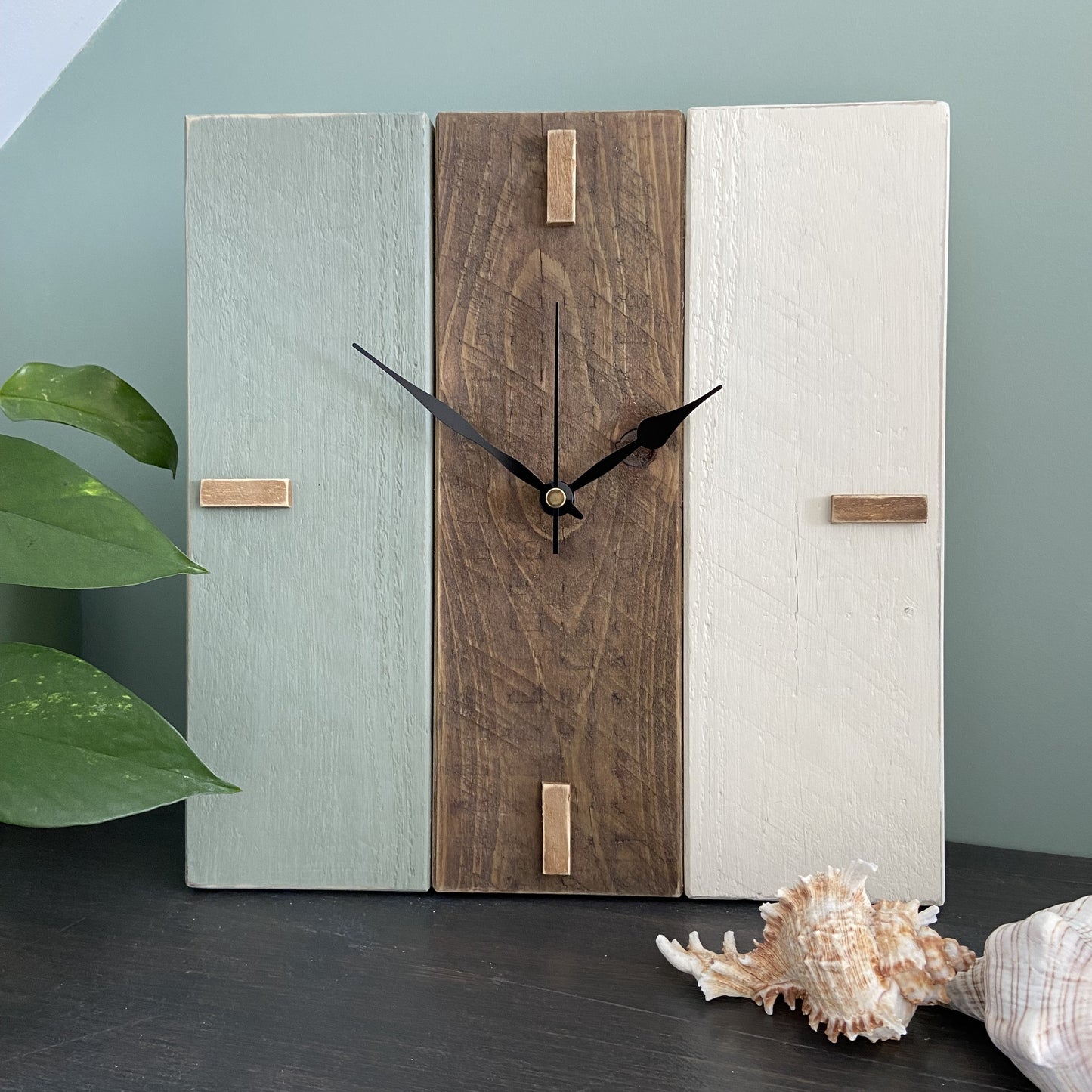 Square Wooden Clock