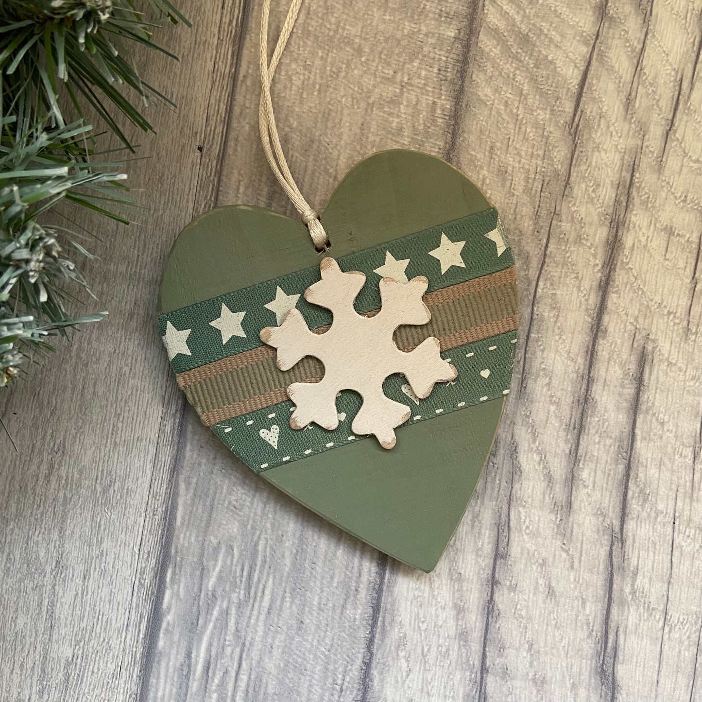 Heart Christmas Tree Ornament