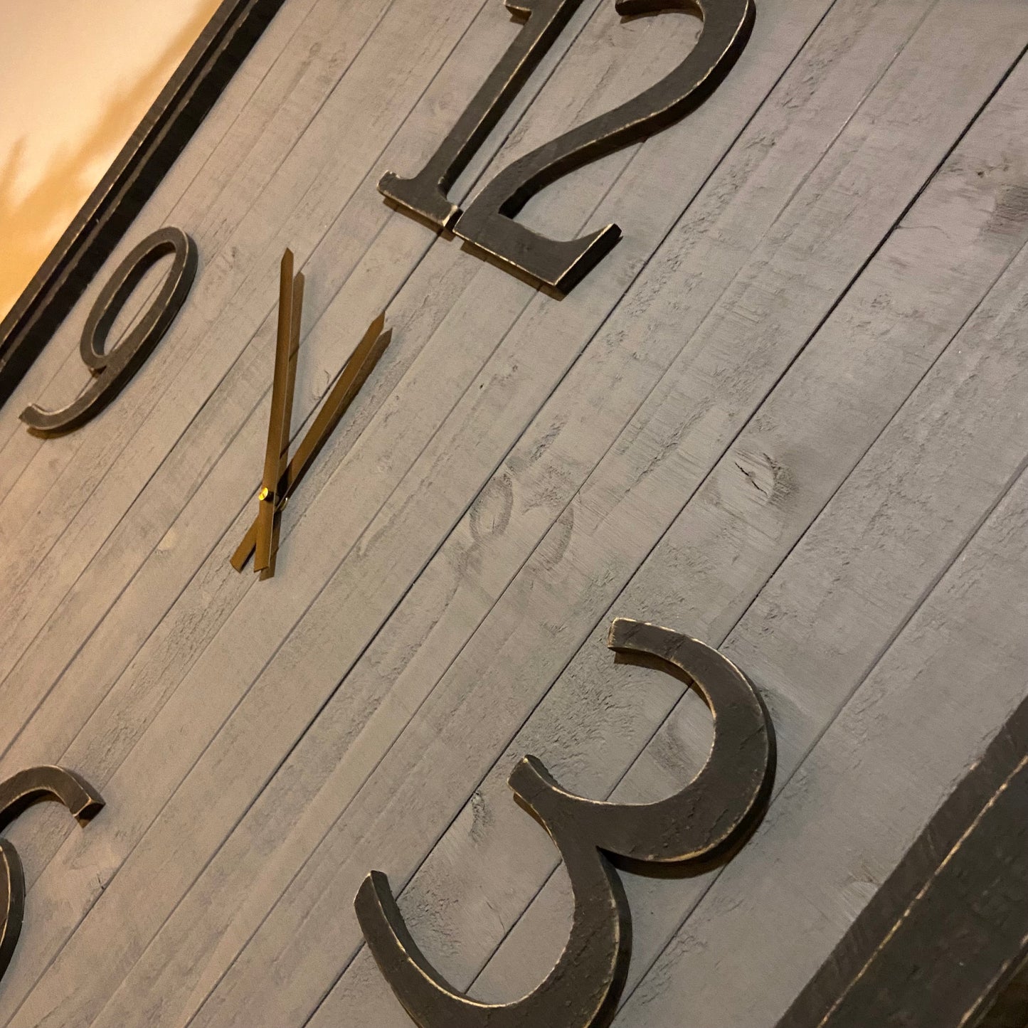 Large Square Wall Clock