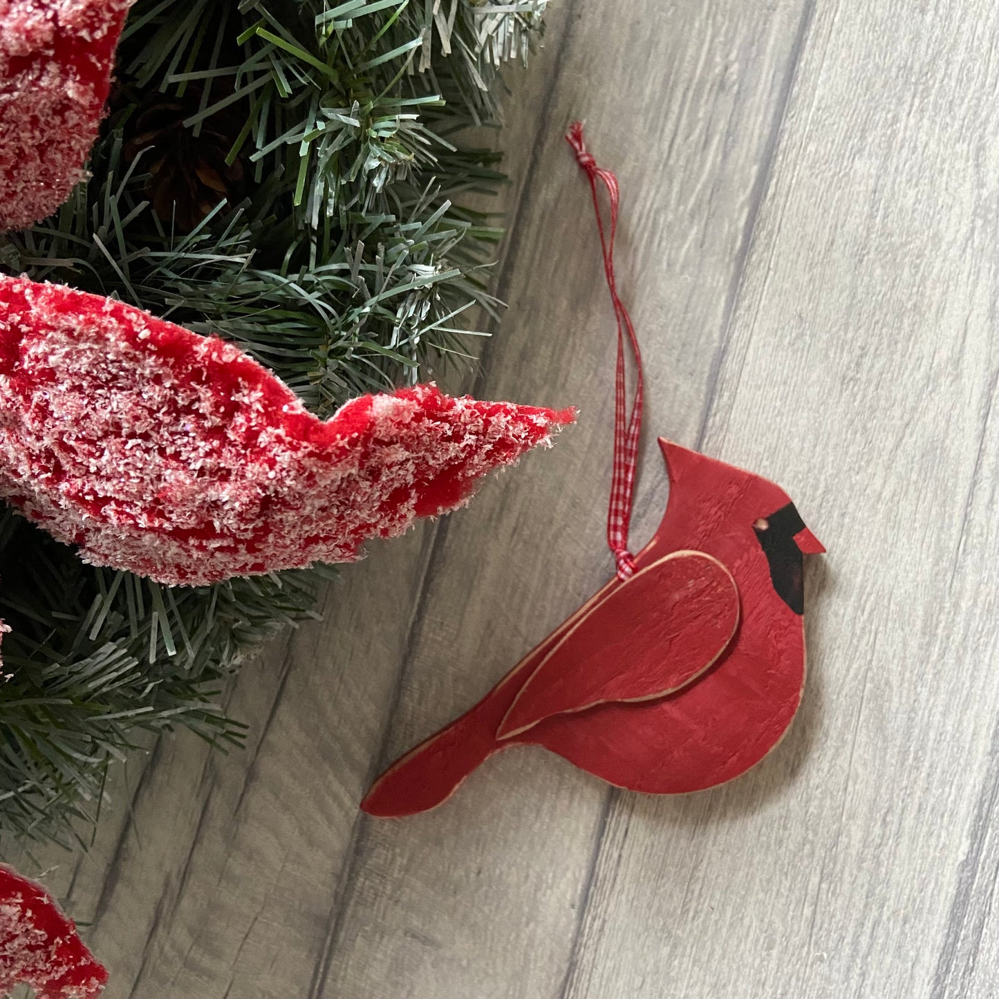 Red Cardinal Christmas Tree Decoration