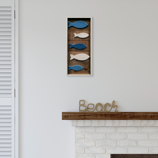 Wooden Fish Wall Art