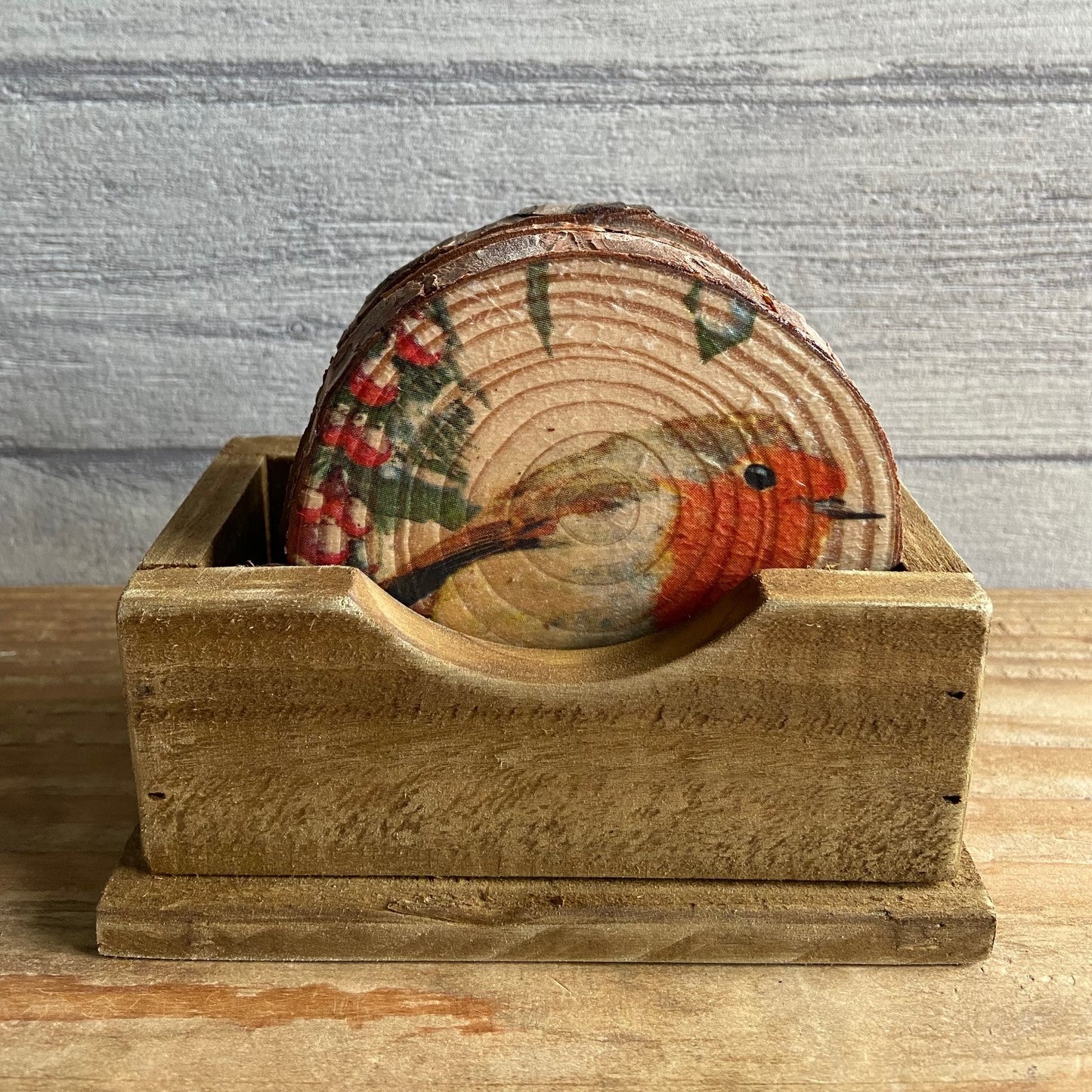 Set of 4 Garden Bird Coasters