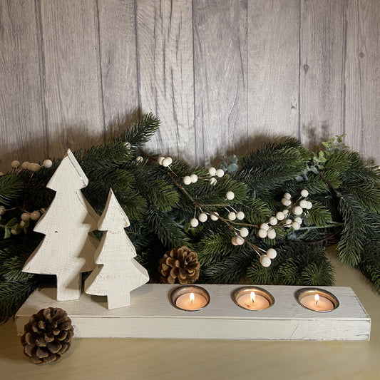 Christmas Trees with Tealights