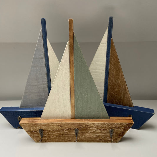 Nautical Sailboat Wall Hooks