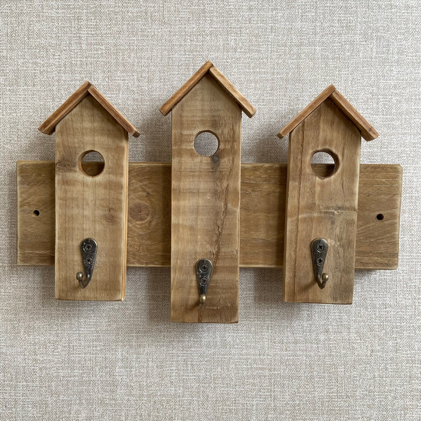 Birdhouse Key Hooks