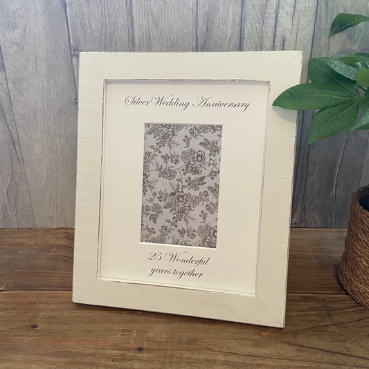 Photograph Frame - "25 Wonderful Years Together"
