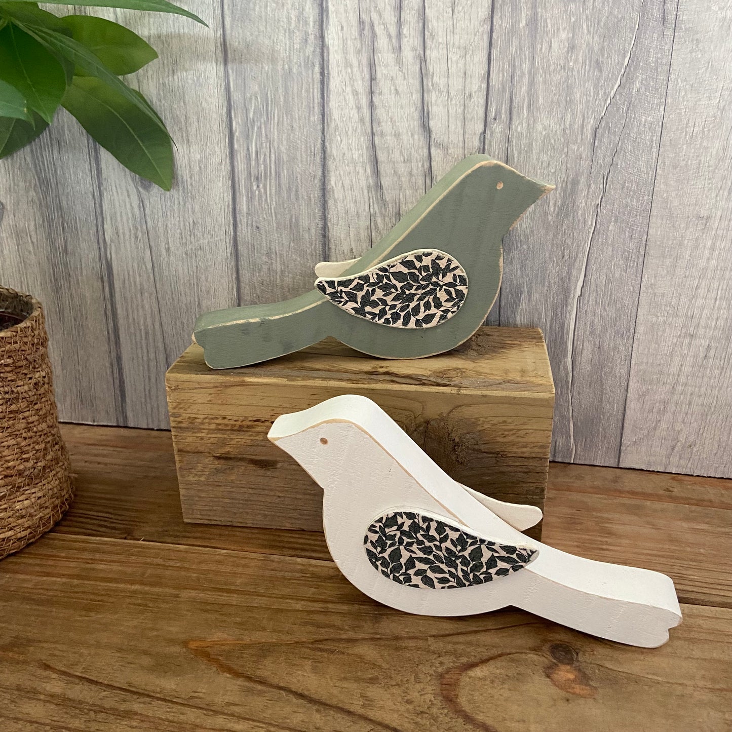 Wooden Bird Ornament
